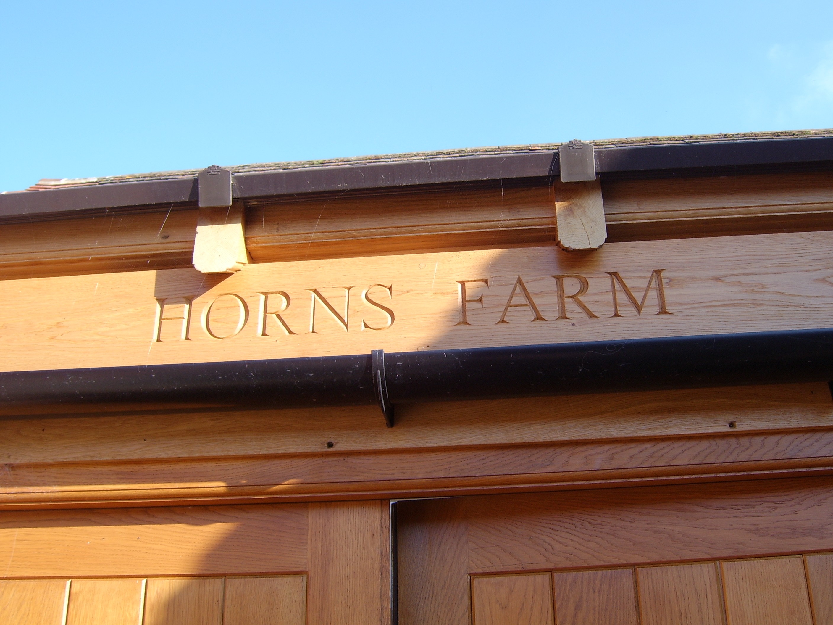 Carved Name Plate