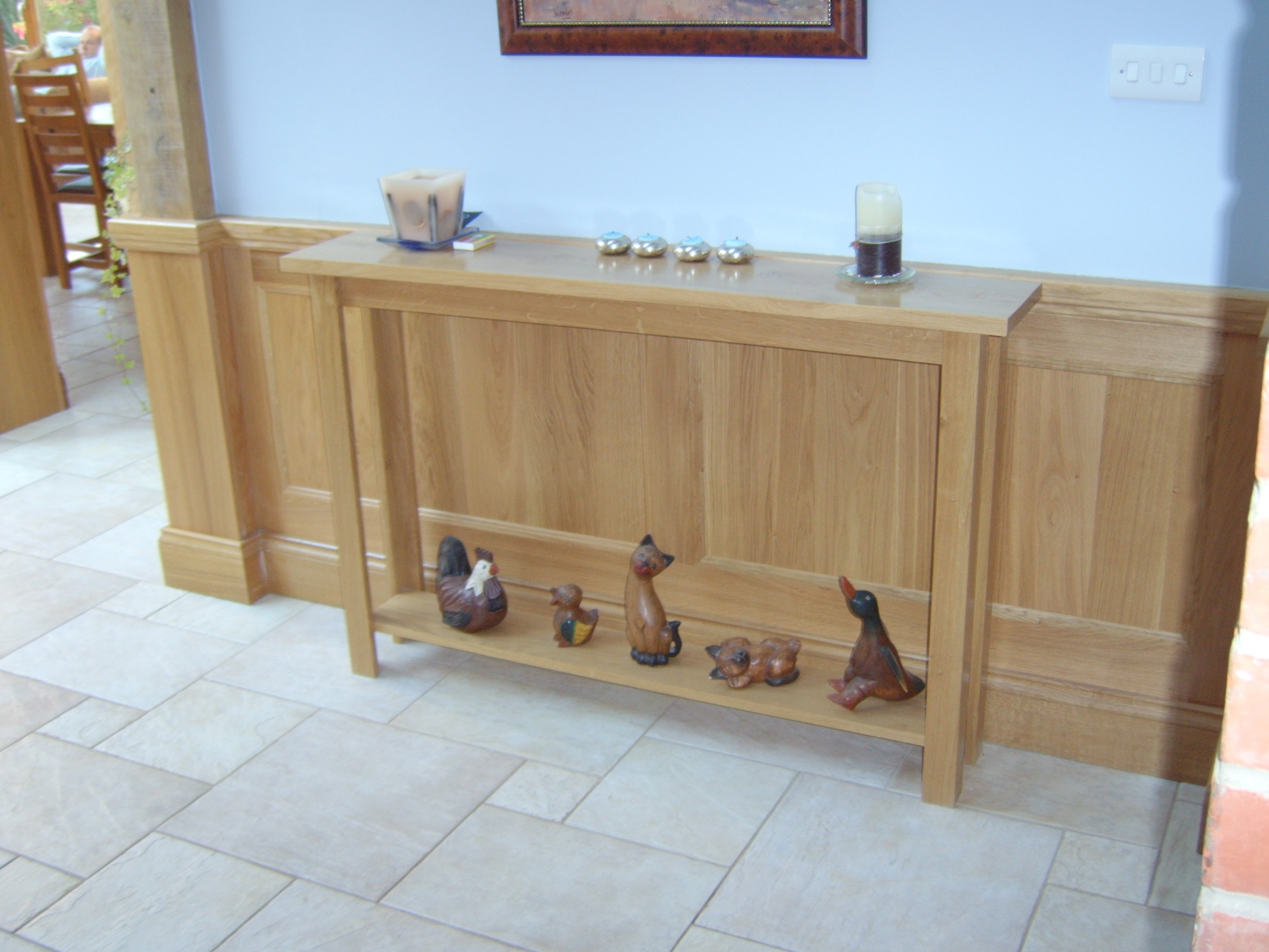 Console Table and Panelling