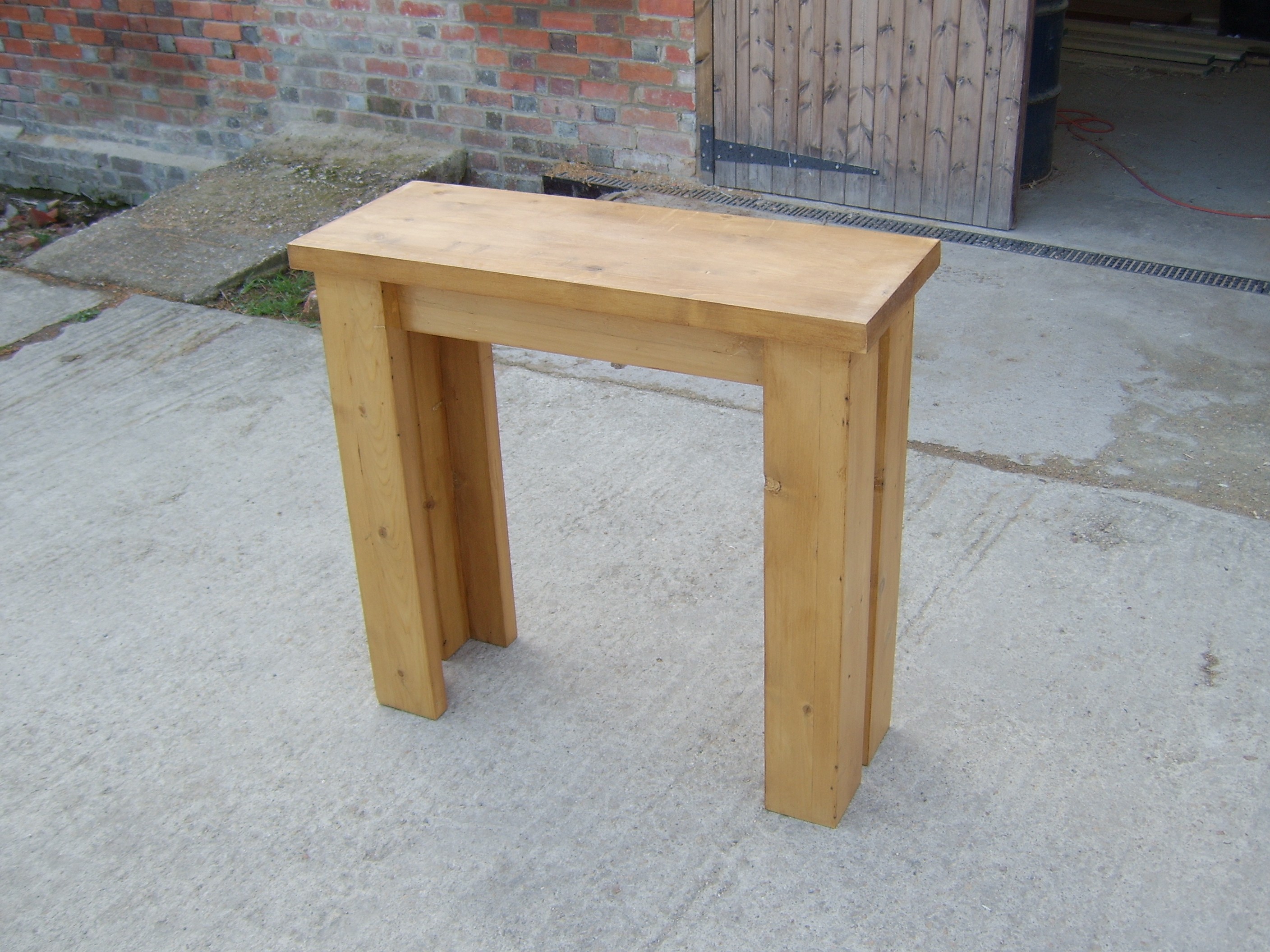 Pine Consul Table
