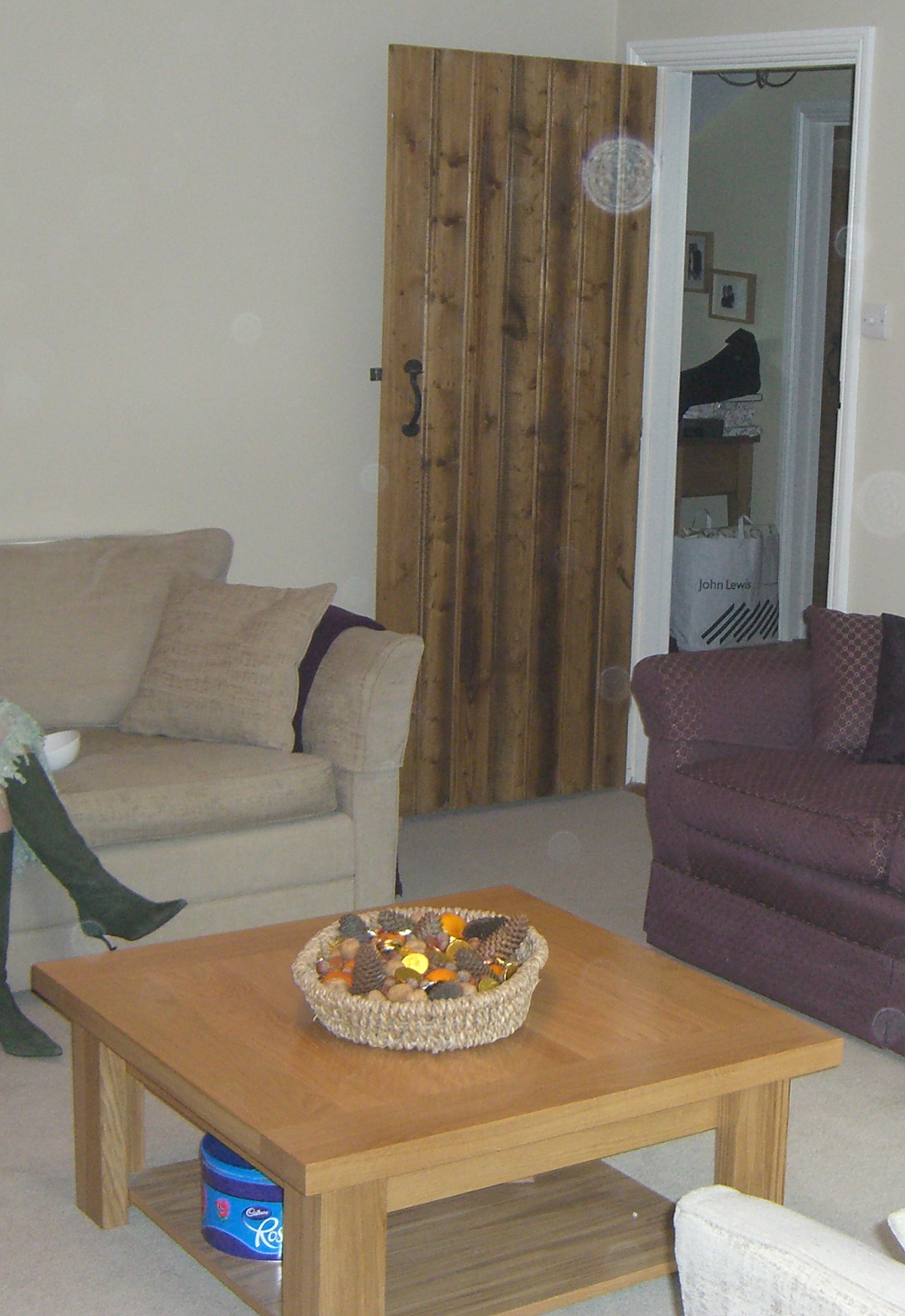 Oak Table and Door